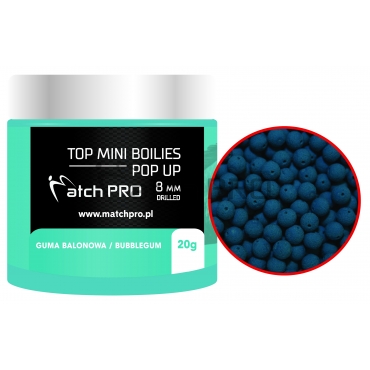 Match Pro Top Boilies Pop-up Bubblegum 8mm